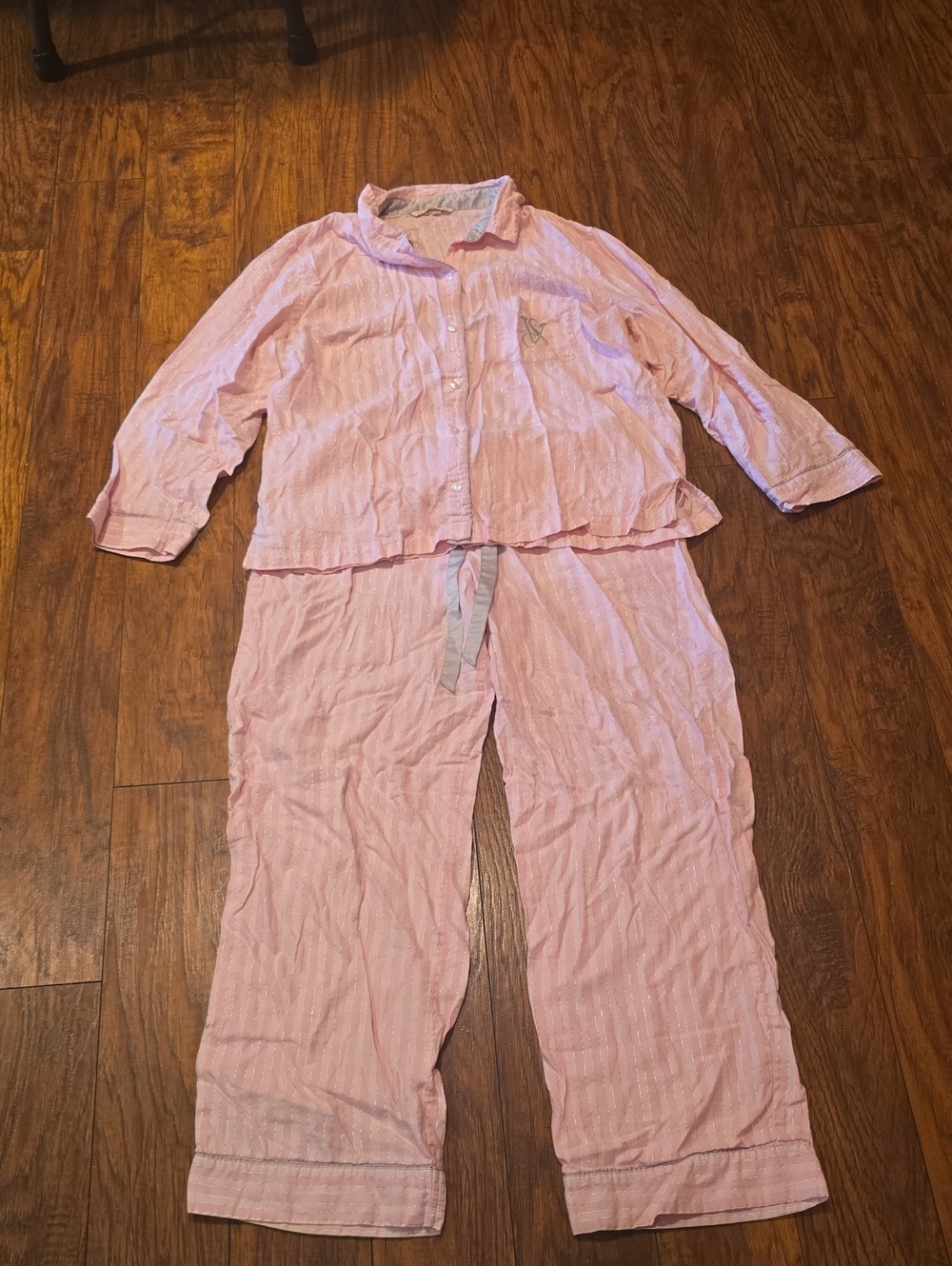 Victoria Secret Two-Piece Cotton Pajama Set